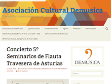 Tablet Screenshot of demusica.es